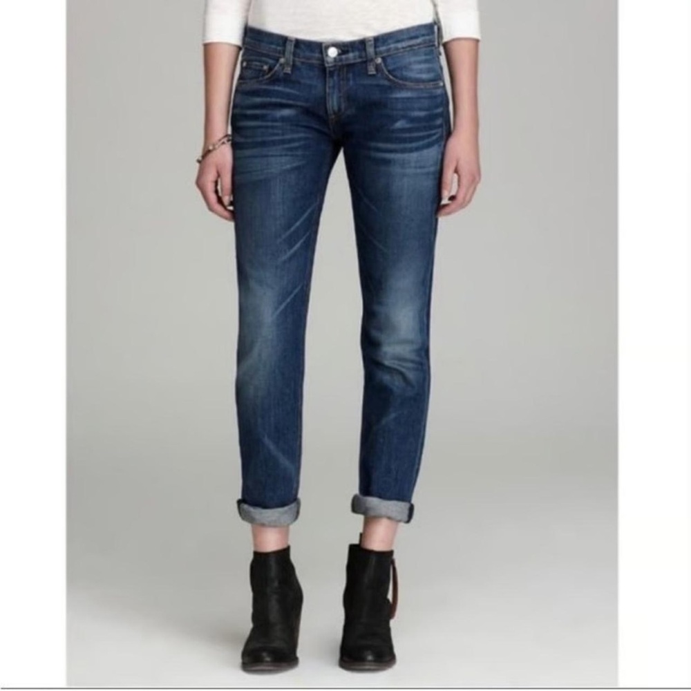 Rag & Bine Dre Low Rise jeans in color yesler